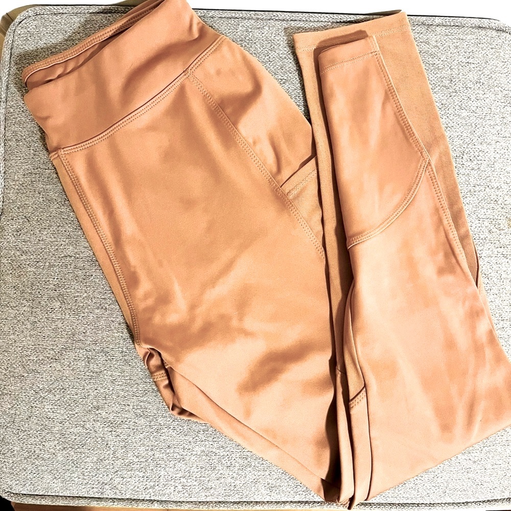 ASOS 4505 Camel High-Rise Leggings - Size 8